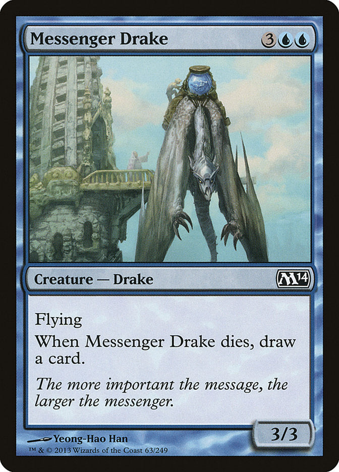 Messenger Drake 63/249 (Magic 2014 (M14))  - Foil | Good Games Morley