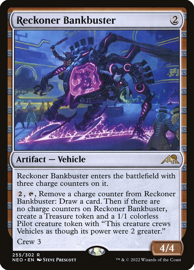 Reckoner Bankbuster 255 (Kamigawa: Neon Dynasty)  - Foil | Good Games Morley