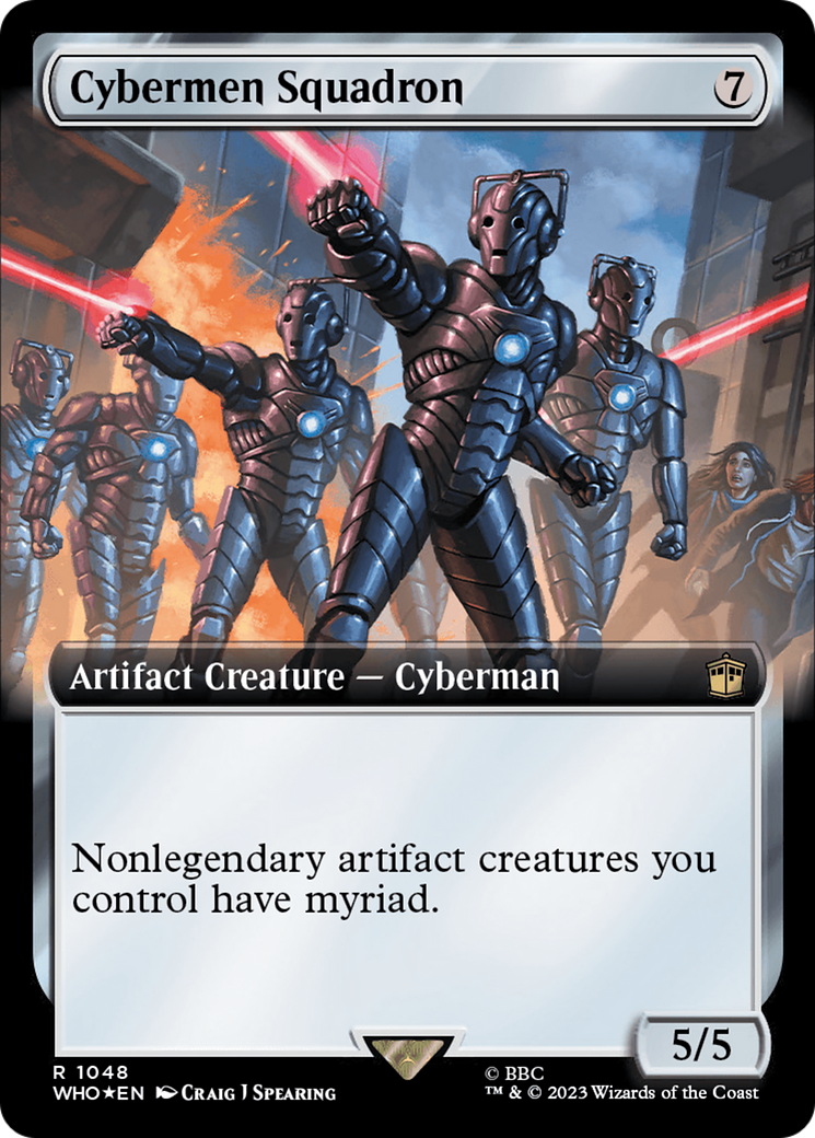 Cybermen Squadron (Extended Art) (Surge Foil) [Doctor Who] | Good Games Morley