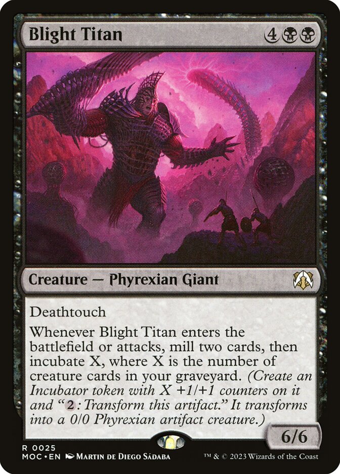 Blight Titan 25 (Commander: March of the Machine)  | Good Games Morley