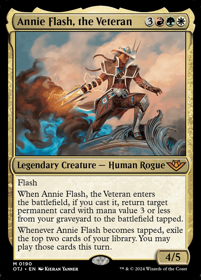 Annie Flash, the Veteran 190/286 (Outlaws of Thunder Junction)  | Good Games Morley