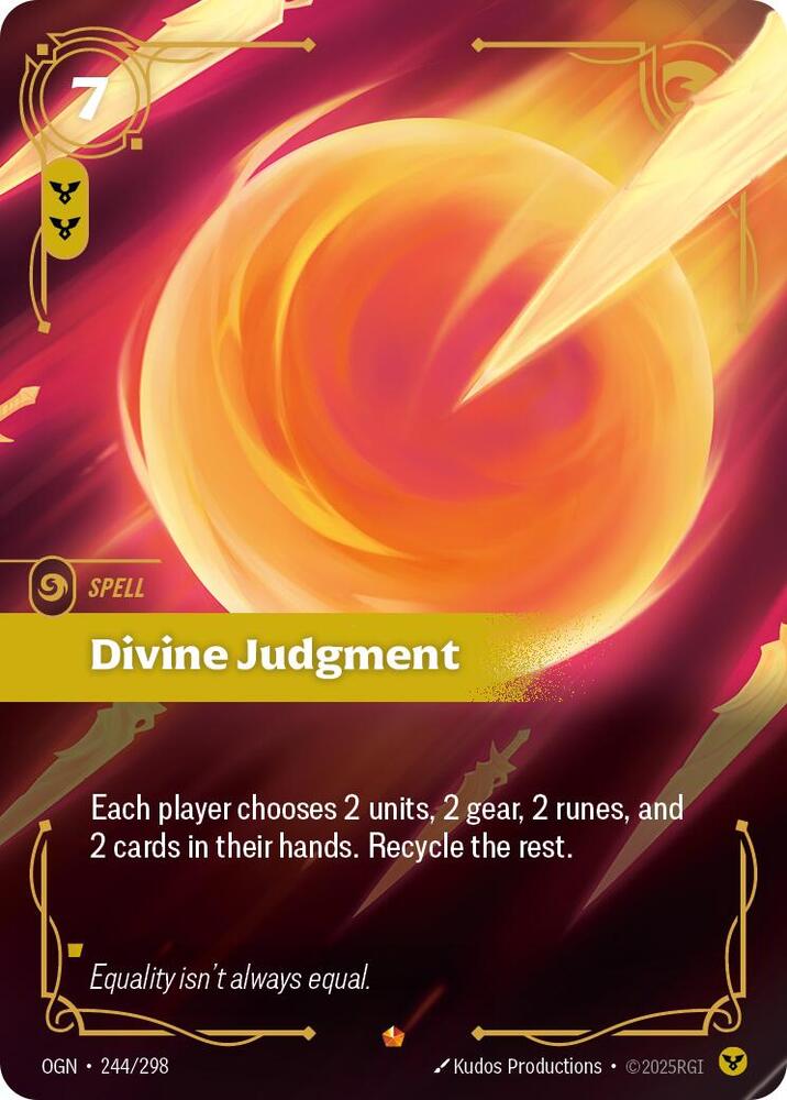 Divine Judgment 244/298 (Origins)  - Foil | Good Games Morley