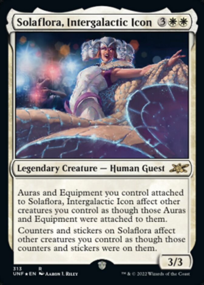 Solaflora, Intergalactic Icon (Galaxy Foil) [Unfinity] | Good Games Morley