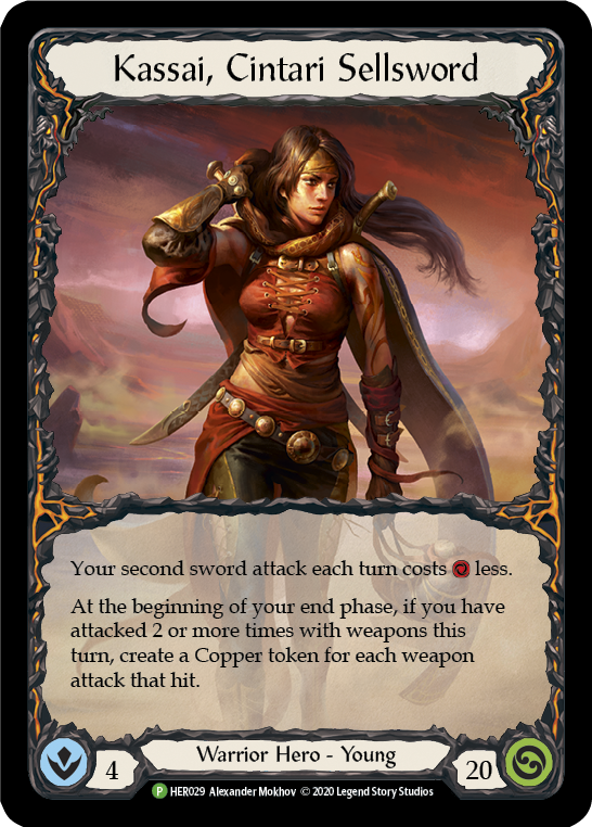 Kassai, Cintari Sellsword [HER029] (Promo)  Cold Foil | Good Games Morley