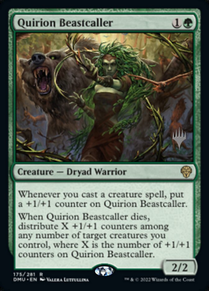 Quirion Beastcaller (Promo Pack) [Dominaria United Promos] | Good Games Morley