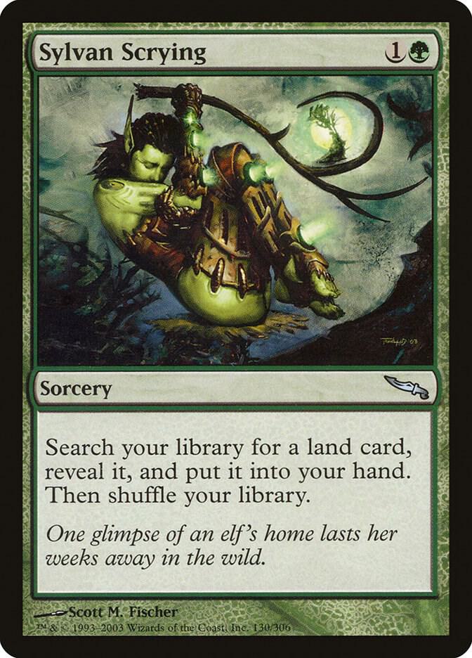 Sylvan Scrying 130/306 (Mirrodin)  - Foil | Good Games Morley