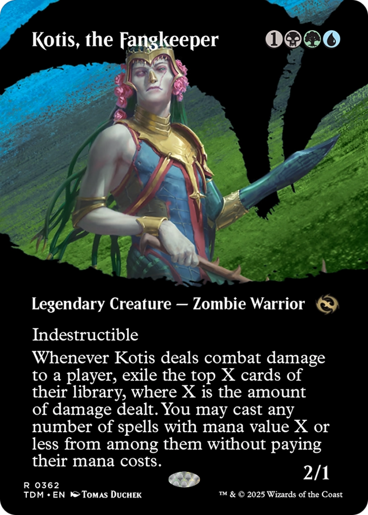 Kotis, the Fangkeeper (Borderless) [Tarkir: Dragonstorm] | Good Games Morley