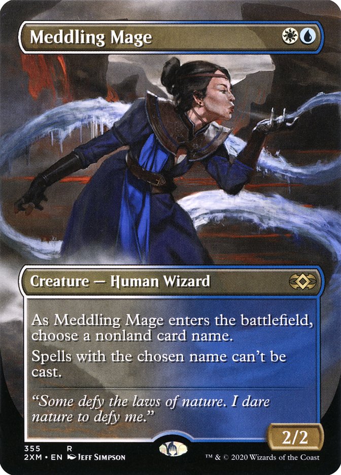 Meddling Mage (Toppers) [Double Masters] | Good Games Morley