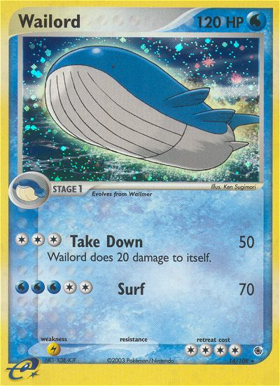 Wailord (14/109) [EX: Ruby & Sapphire] | Good Games Morley