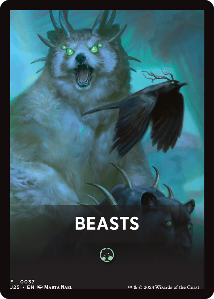 Beasts Theme Card [Foundations Jumpstart Front Cards] | Good Games Morley