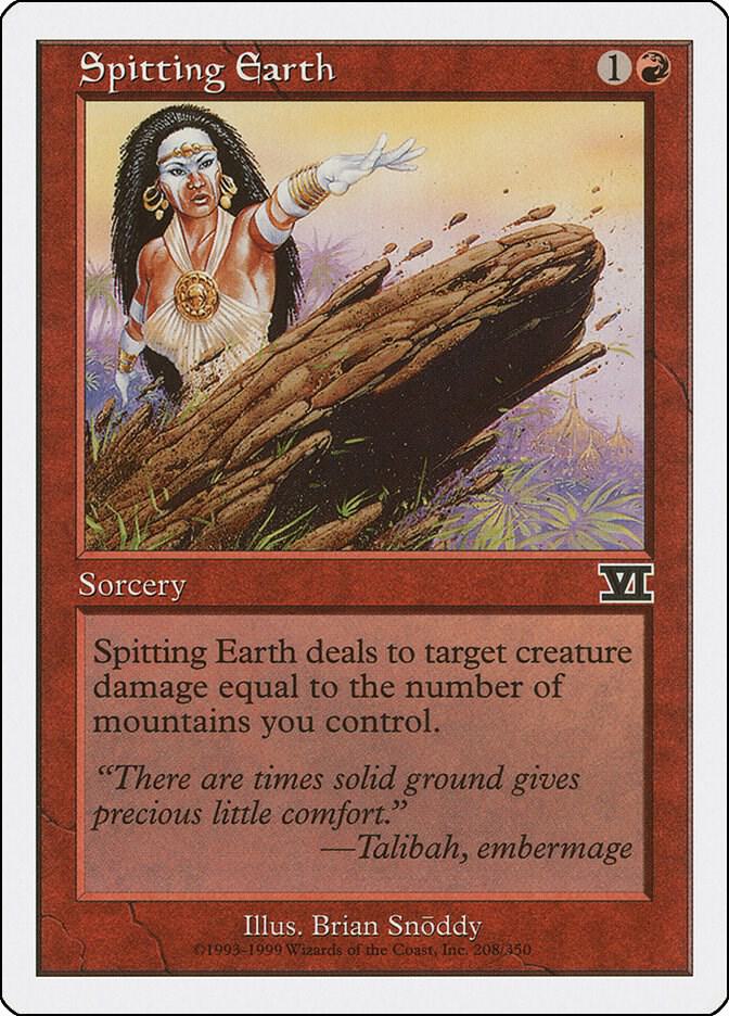 Spitting Earth 208 (Classic Sixth Edition)  | Good Games Morley