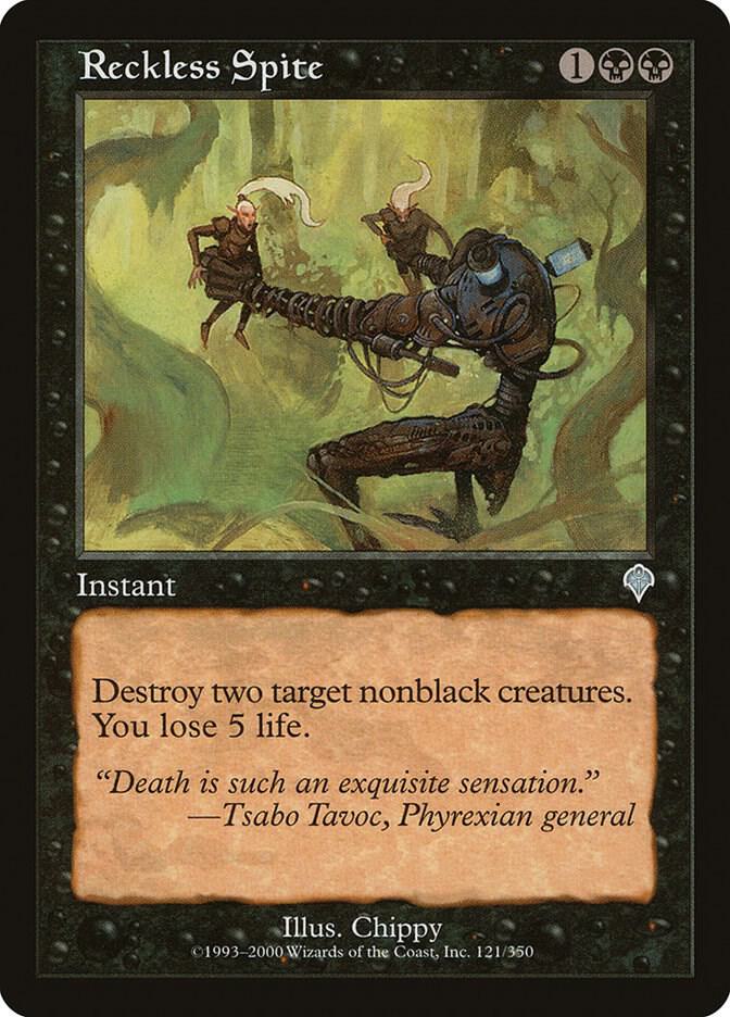Reckless Spite 121/350 (Invasion)  - Foil | Good Games Morley