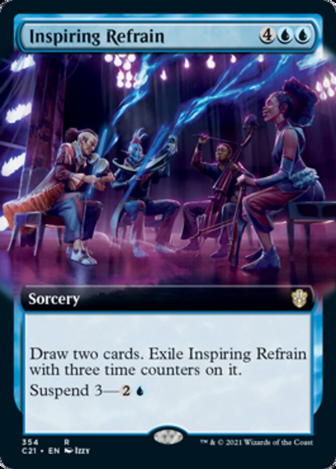 Inspiring Refrain (Extended Art) [Commander 2021] | Good Games Morley