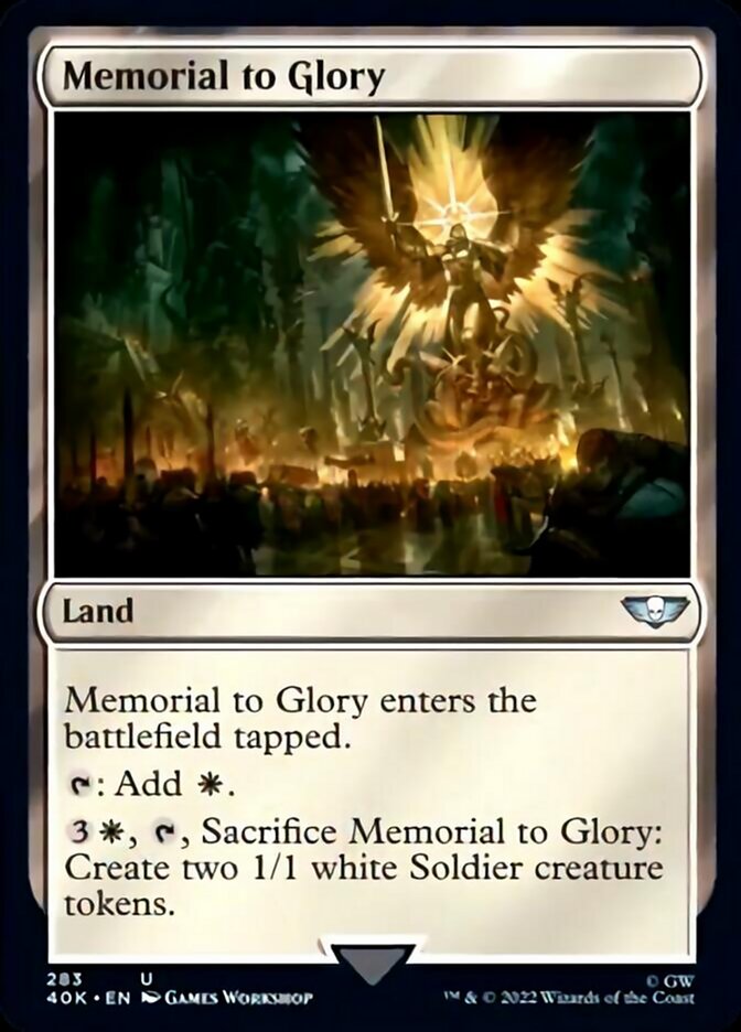 Memorial to Glory (Surge Foil) [Warhammer 40,000] | Good Games Morley