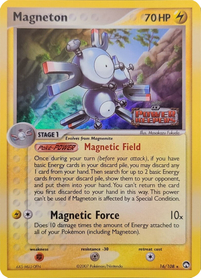 Magneton (16/108) (Stamped) [EX: Power Keepers] | Good Games Morley