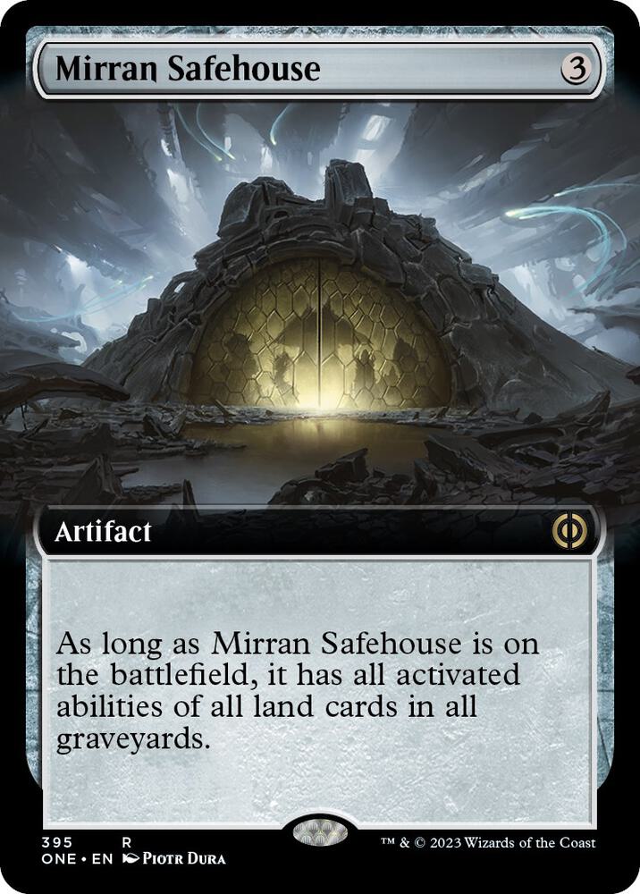 Mirran Safehouse 395/271 (Phyrexia: All Will Be One)  - Extended Art | Good Games Morley