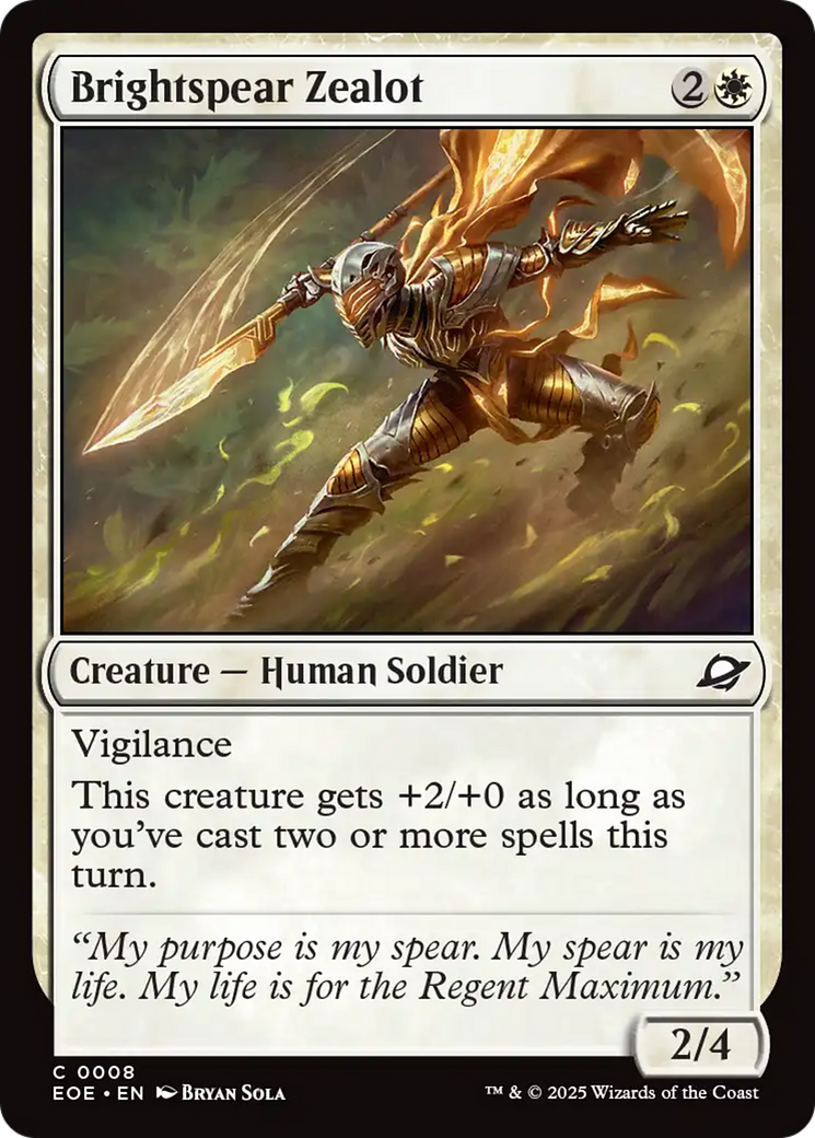 Brightspear Zealot [Edge of Eternities] | Good Games Morley