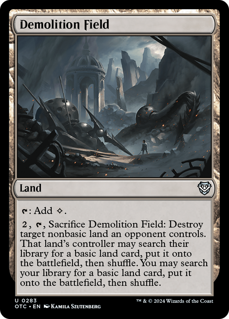 Demolition Field [Outlaws of Thunder Junction Commander] | Good Games Morley