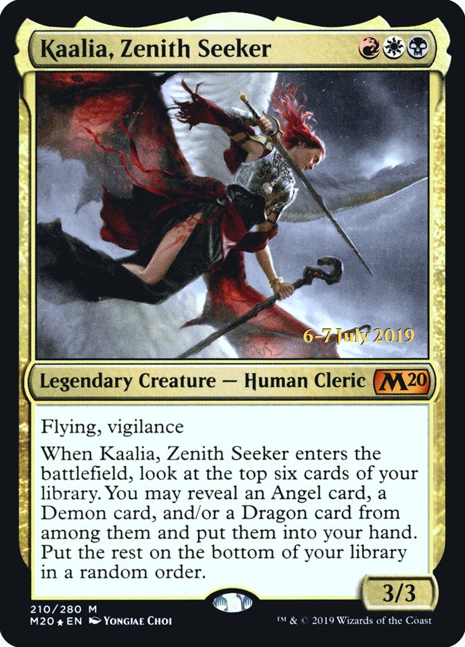 Kaalia, Zenith Seeker [Core Set 2020 Prerelease Promos] | Good Games Morley