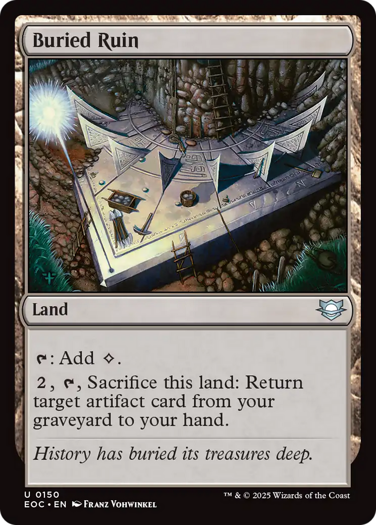 Buried Ruin [Edge of Eternities Commander] | Good Games Morley