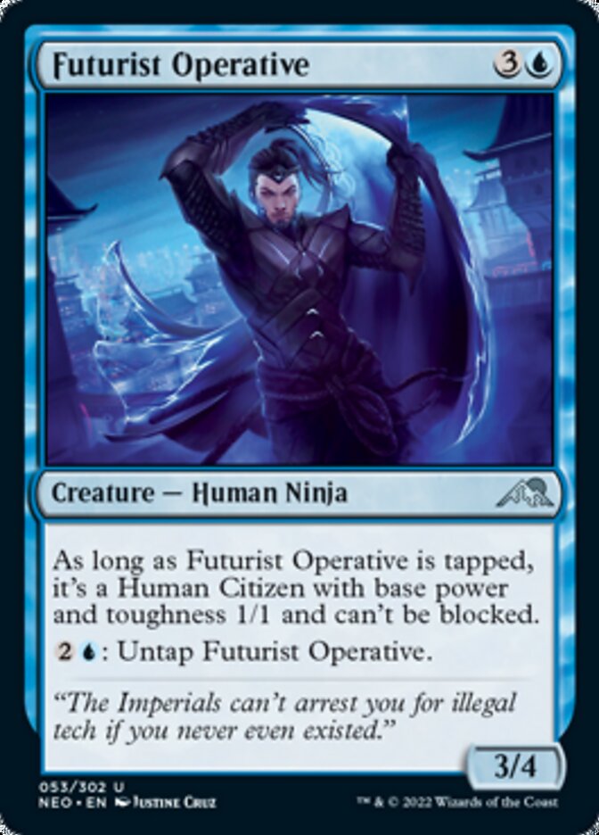 Futurist Operative [Kamigawa: Neon Dynasty] | Good Games Morley