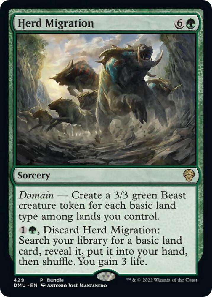 Herd Migration DMU Bundle 429/281 (Unique and Miscellaneous Promos)  - Foil | Good Games Morley