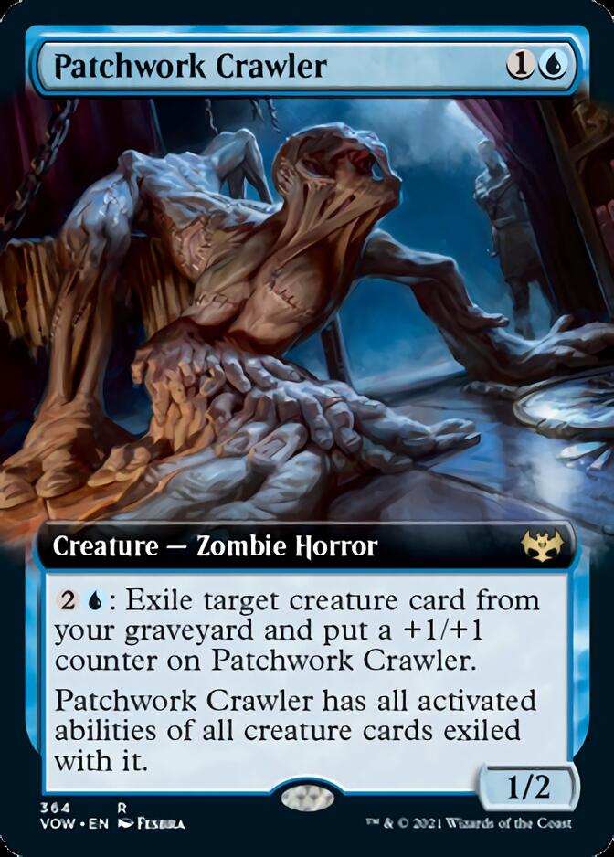Patchwork Crawler (Extended Art) [Innistrad: Crimson Vow] | Good Games Morley