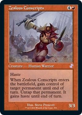 Zealous Conscripts 354 (Time Spiral: Remastered)  - Foil | Good Games Morley