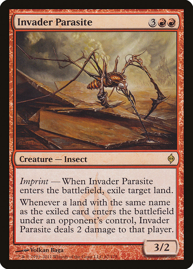 Invader Parasite 87/175 (New Phyrexia)  - Foil | Good Games Morley