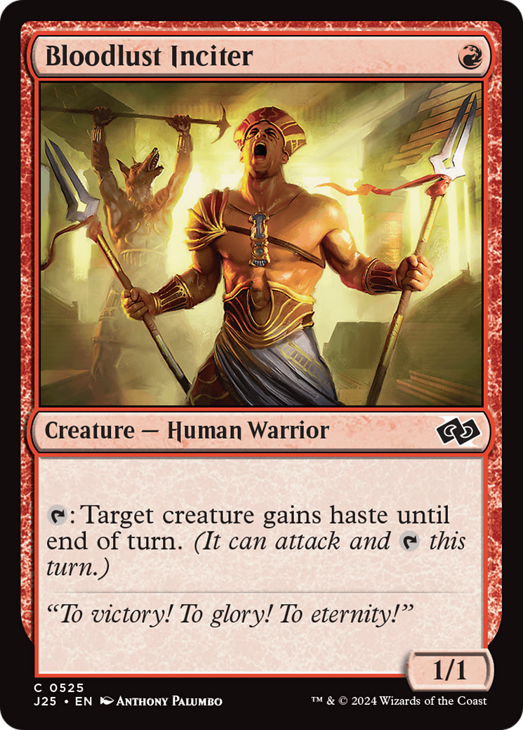 Bloodlust Inciter [Foundations Jumpstart] | Good Games Morley