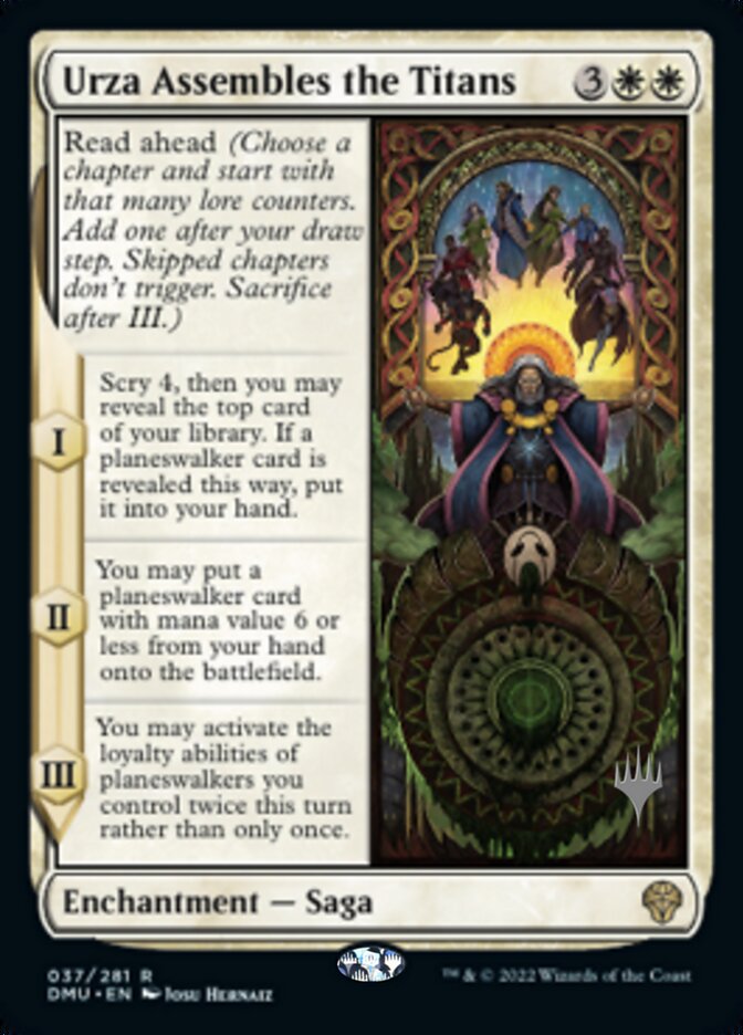 Urza Assembles the Titans (Promo Pack) [Dominaria United Promos] | Good Games Morley
