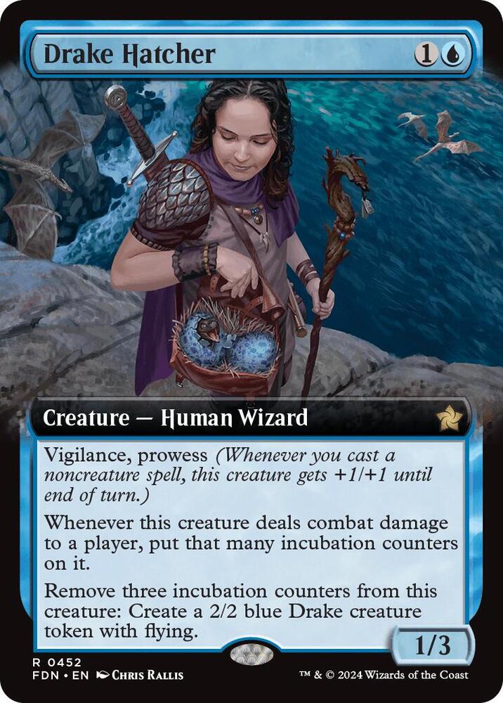 Drake Hatcher Extended Art 452 (Foundations)  - Extended Art | Good Games Morley