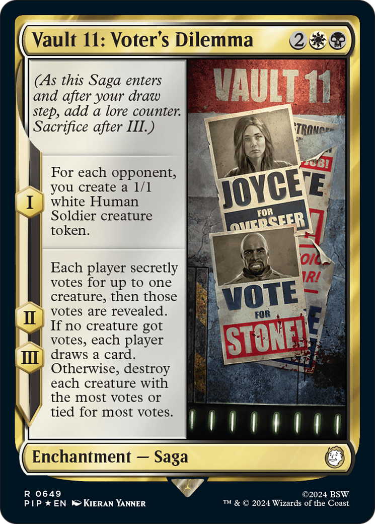 Vault 11: Voter's Dilemna (Surge Foil) [Fallout] | Good Games Morley