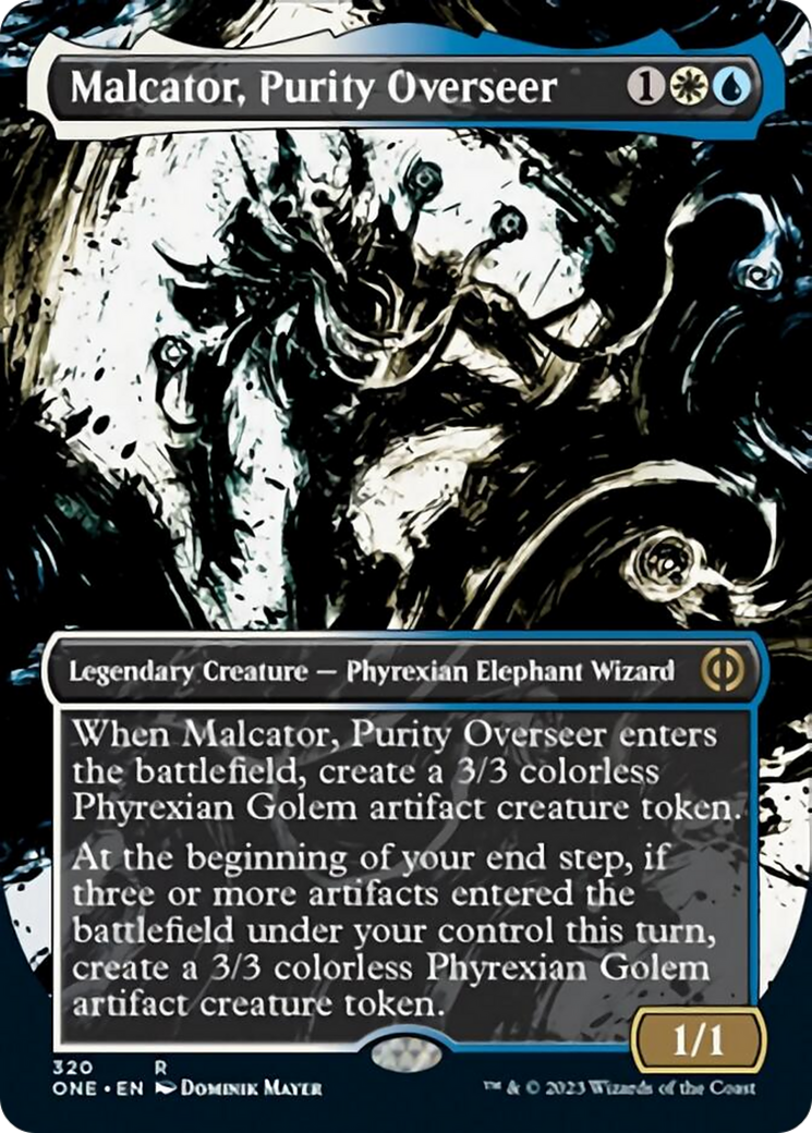 Malcator, Purity Overseer (Borderless Ichor) [Phyrexia: All Will Be One] | Good Games Morley