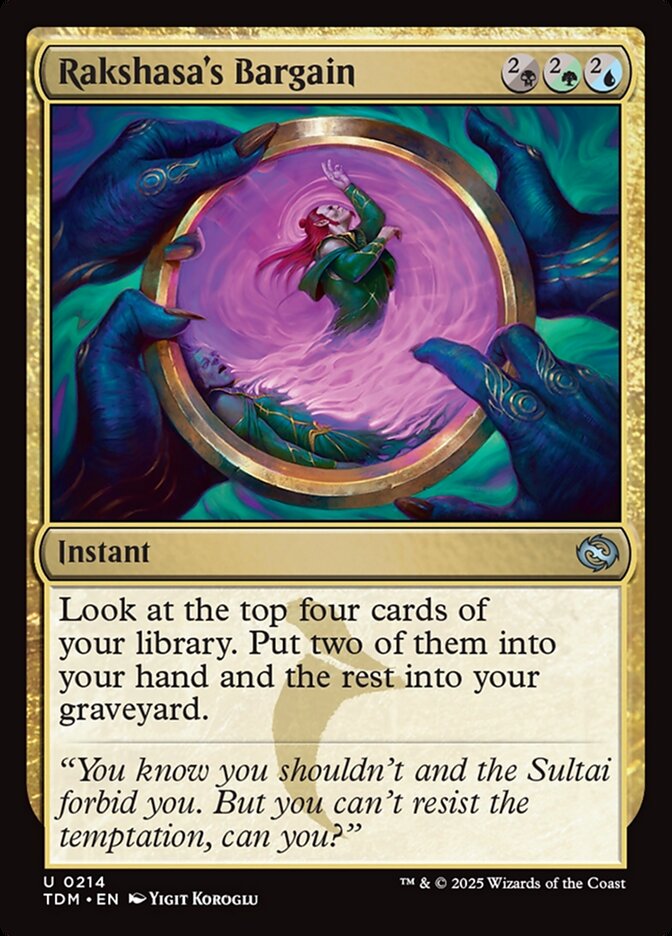 Rakshasa's Bargain 214/291 (Tarkir: Dragonstorm)  | Good Games Morley