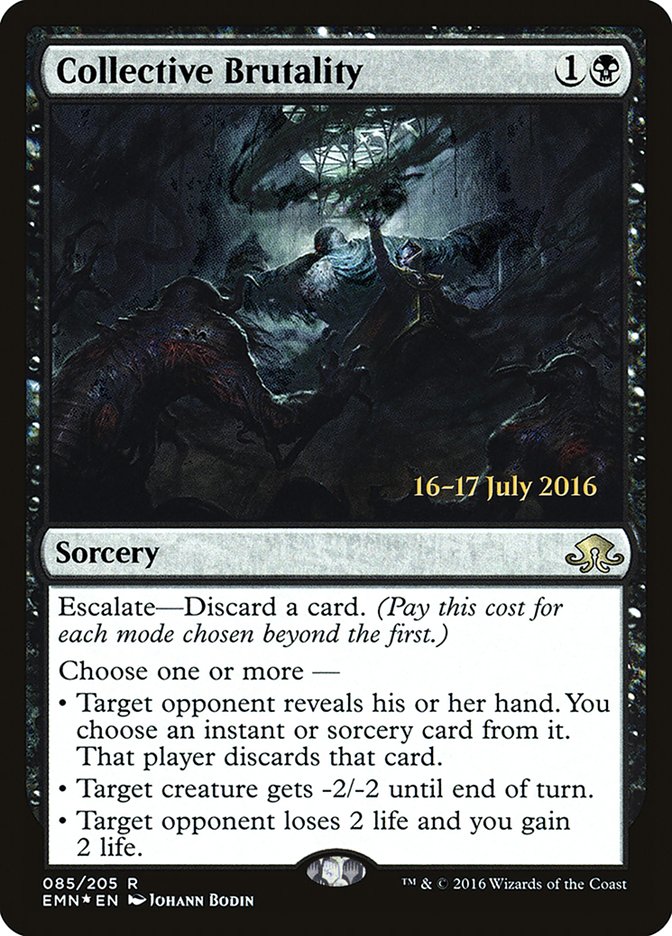 Collective Brutality [Eldritch Moon Prerelease Promos] | Good Games Morley