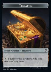 Treasure // Devil Double-Sided Token [Commander Legends: Battle for Baldur's Gate Tokens] | Good Games Morley