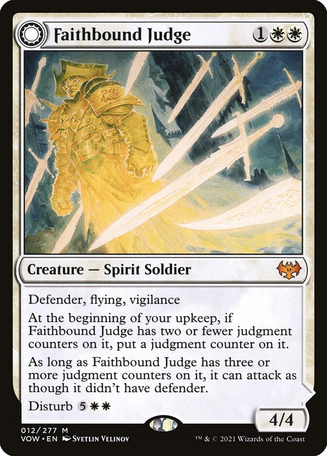 Faithbound Judge // Sinner's Judgment 12/277 (Innistrad: Crimson Vow)  | Good Games Morley