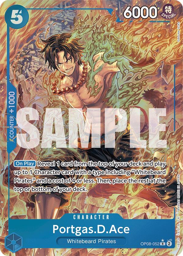 Portgas.D.Ace OP08-052 (Two Legends)  - Alternate Art Foil | Good Games Morley
