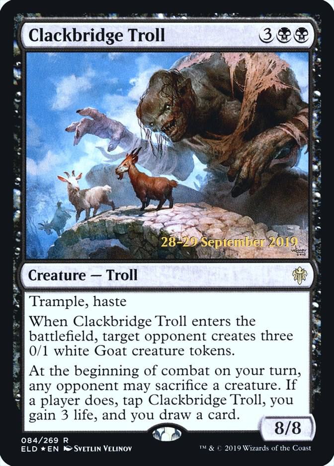 Clackbridge Troll 84s/152 (Prerelease Cards)  - Foil | Good Games Morley