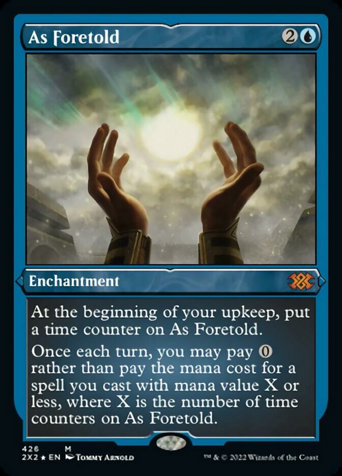 As Foretold (Foil Etched) [Double Masters 2022] | Good Games Morley