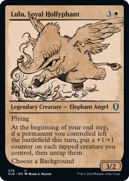Lulu Loyal Hollyphant Showcase 379 (Commander Legends: Battle for Baldur's Gate)  | Good Games Morley