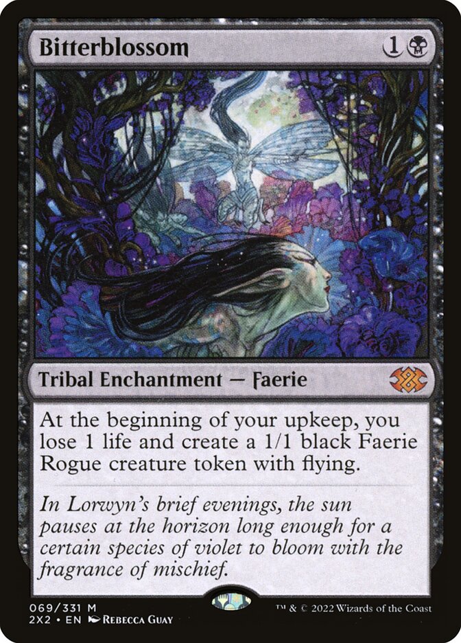 Bitterblossom 69/331 (Double Masters 2022)  - Foil | Good Games Morley