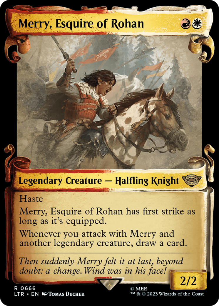 Merry, Esquire of Rohan [The Lord of the Rings: Tales of Middle-Earth Showcase Scrolls] | Good Games Morley