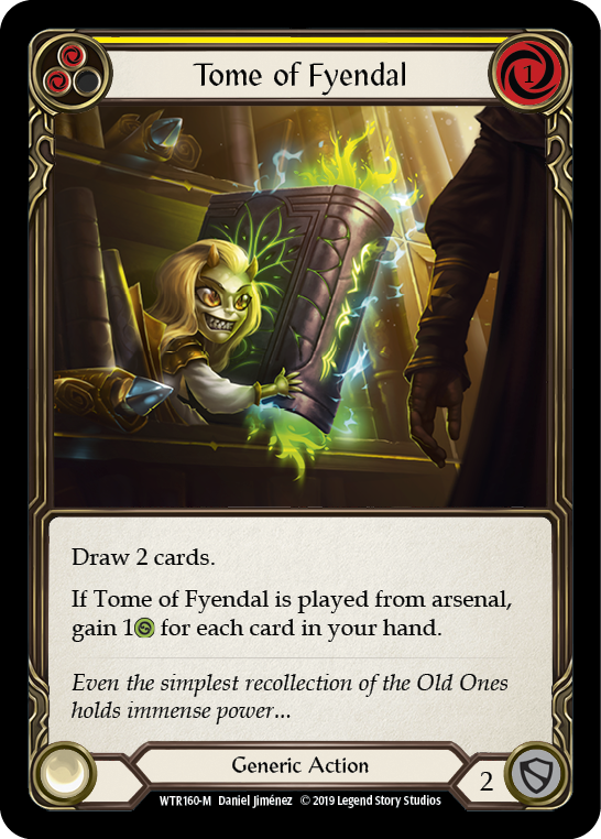 Tome of Fyendal [WTR160-M] (Welcome to Rathe)  Alpha Print Rainbow Foil | Good Games Morley