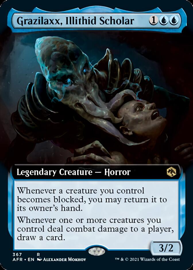 Grazilaxx, Illithid Scholar (Extended Art) [Dungeons & Dragons: Adventures in the Forgotten Realms] | Good Games Morley