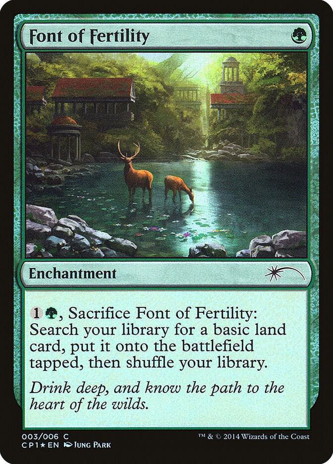 Font of Fertility 3/6 (Unique and Miscellaneous Promos)  - Foil | Good Games Morley