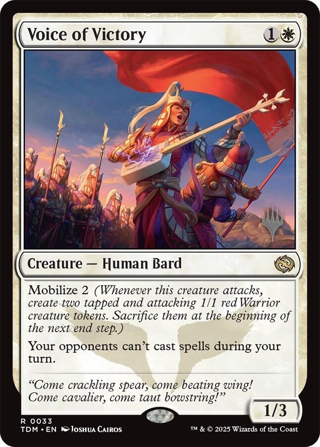 Voice of Victory 33 (Promo Pack: Tarkir: Dragonstorm)  | Good Games Morley