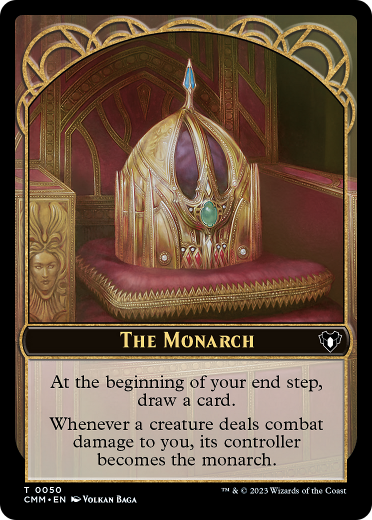 Copy (54) // The Monarch Double-Sided Token [Commander Masters Tokens] | Good Games Morley