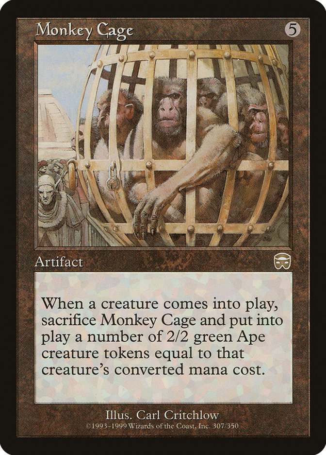 Monkey Cage 307/350 (Mercadian Masques)  | Good Games Morley